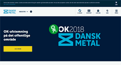 Desktop Screenshot of danskmetal.dk